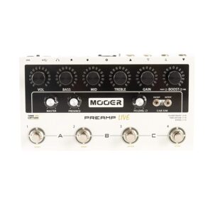 Mooer Preamp Live Electric Multi Pre Amp Pedal PREAMPLIVE