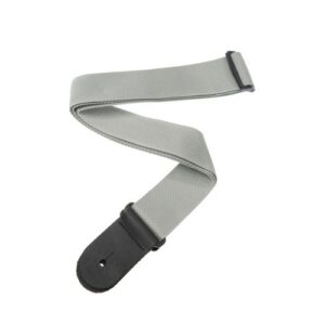 D'Addario Polypropylene Guitar Strap, Silver PWS105
