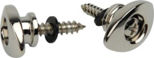 Planet Waves PWEEP202 Elliptical Guitar End Pins, Chrome