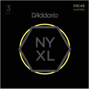 D'Addario NYXL0946-P Electric Guitar Strings, 9-46, 3 SETS