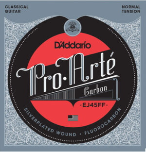 D'Addario EJ45FF Pro-Arte Carbon, Dynacore Basses, Normal Tension Classical Guitar Strings