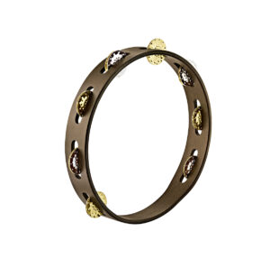 MEINL TA1VM-WB Vintage 10" Tambourine, Walnut Brown