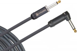 D'Addario PW-AMSGRA-20 American Stage Guitar Cable Lead 20ft 6.10m Right Angle