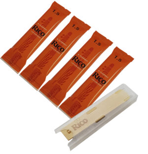 D'Addario Rico Clarinet Reeds Bb #1.5 Four Pack RCA0415
