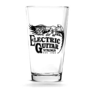 Ernie Ball Vintage Logo Pint Beer Glass P04001UK 100% Genuine