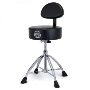 Drum Stool Mapex Spindle Adjustment With Back Rest And Round Top T870