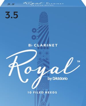 D'Addario Rico Royal Clarinet Reeds Bb #3.5 Ten Box RCB1035