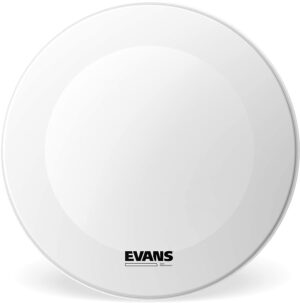 Evans 16" EQ3 Smooth White No Port Version Bass Drum Head Skin BD16RSW-NP