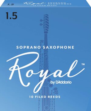 D'Addario Rico Royal 1.5# Reeds for Soprano Sax (10 Pack)