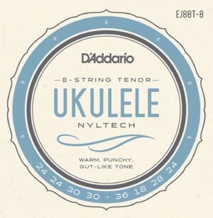 D'Addario EJ88T-8 Nyltech Ukulele 8-String Tenor