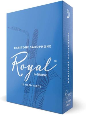 D'Addario Rico Royal 2.5 Strength Reeds for Baritone Sax (10 Pack) RLB1025