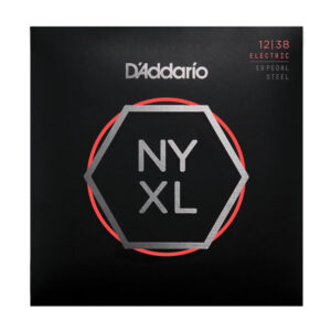 D'Addario NYXL1238PS Nickel Wound, Pedal Steel Strings, Custom Medium, 12-38
