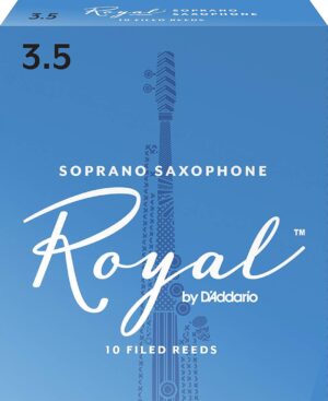 D'Addario Rico Royal 3.5# Reeds for Soprano Sax RIB1015 (10 Pack)