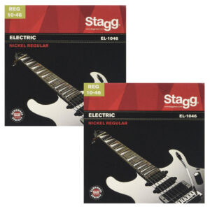 Electric Guitar Strings 10-46 Stagg Nickel Plated Steel EL-1046 Regular X2 SET OFFER