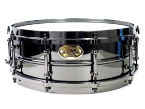 Worldmax 14 x 5 Black Brass Snare Drum WMS BK-5014DHBX
