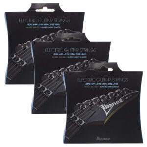 Electric Guitar Strings 9-42 Ibanez IEGS6 Super Light X3 SET OFFER