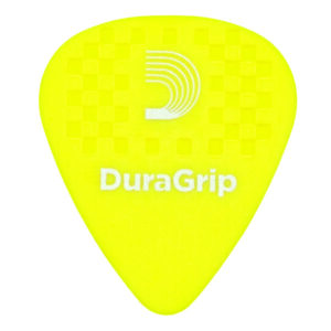 Planet Waves 7DYL3 Yellow Dura Grip Light Medium Guitar Pick, Plectrum