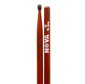 Nova VF-N2BNR By Vic Firth Nylon Tip Red Drum Sticks