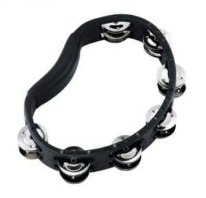 Meinl HTMT1BK Headliner Series Handheld ABS Tambourine 2 Rows, Black