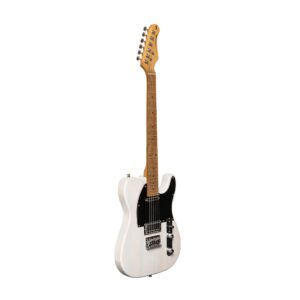 Stagg SET-PLUS WHB Vintage "T" Series Electric Guitar, See Thru White