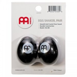 Meinl Plastic Egg Shakers Black (Pair) ES2-BK