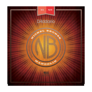 D'Addario NBM1140 Nickel Bronze Mandolin Strings, Medium, 11-40