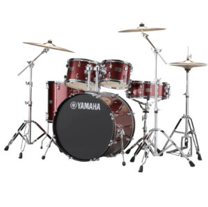 Yamaha Rydeen Drum Kit, Burgundy Sparkle w/ Hardware And Paiste Cymbals RDP0F5-BGG