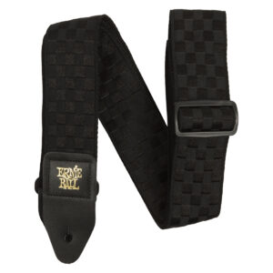 Ernie Ball 5341 Black Checkers Guitar Strap 100% Genuine