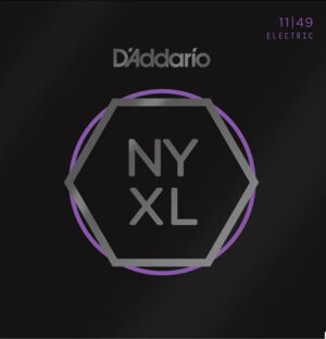 D'Addario NYXL1149 Nickel Wound Electric Guitar Strings, Medium, 11-49