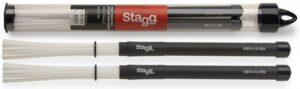 Stagg Bristle Nylon Brushes With Rubber Handle SBRU10-RN