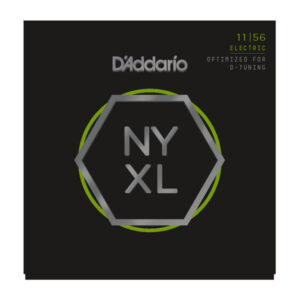 D'Addario NYXL1156 Nickel Wound, Guitar Strings Medium Top / Extra-Heavy Bottom, 11-56