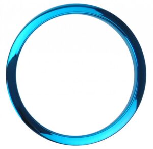 Blue 4" Bass Drum O's Strengthen Your Bass Drum Skin AOB4