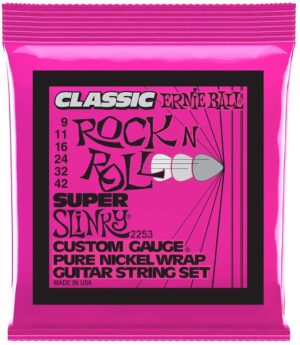 Electric Guitar Strings 9-42 Classic Rock N Roll Slinky Pure Nickel 100% Genuine