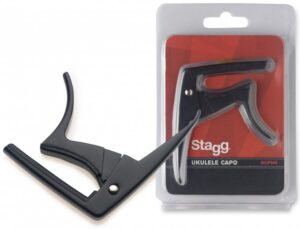 Stagg Ukulele Trigger Capo Black SCPUK BK