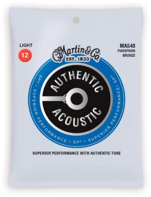 Martin MA540 Acoustic Guitar Strings 12-54 SP Phosphor Bronze