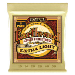 Acoustic Guitar Strings Ernie Ball 10-50 Earthwood X3 SETS 100% Genuine