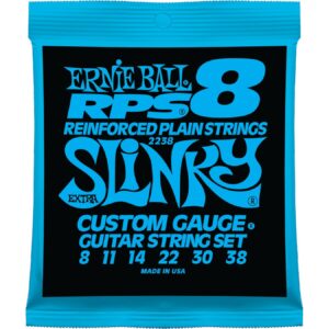 Electric Guitar Strings 8-38 Ernie Ball RPS Slinky 100% Genuine