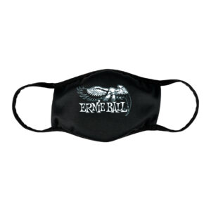 Ernie Ball Face Mask Black Branded String Design. Made in the USA. P04910