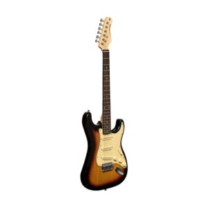 Stagg SES-30 SNB Standard "S" Electric Guitar, Sunburst