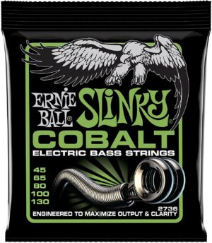 Bass Guitar Strings Ernie Ball 45-130 Cobalt 5 String 100% Genuine