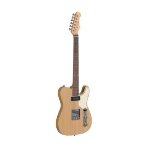 Stagg SET-CST YW Electric Guitar "T" Series, Transparent Yellow Gloss