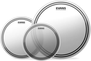 Evans EC2 SST Coated 12",13",16" Tom Drum Head Pack ETP-EC2SCTD-S