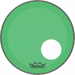 Remo 20" Powerstroke 3 Resonant Colortone Green Bass Drum Head P3-1320-CT-GNOH