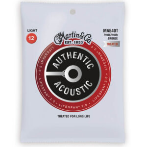 Martin MA540T LifeSpan 2.0, Phosphor Bronze Guitar Strings, Light, 12-54
