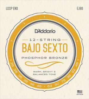 D'Addario EJ86 Bajo Sexto Instrument Strings