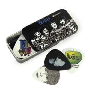 D'Addario Beatles Collection Guitar Pick Tin Plectrums 1CAB4-15BT3