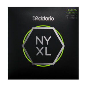 D'Addario NYXL45125 Long Scale 5-String Bass Guitar, 45-125