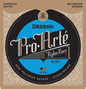 D'Addario EJ51 Pro-Arte Polished Basses Hard Tension Guitar Strings