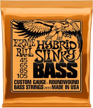 Bass Guitar Strings Ernie Ball 45-105 Hybrid Slinky 100% Genuine