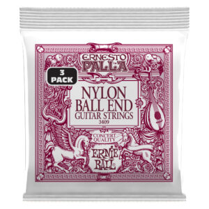 Classical Acoustic Guitar Strings Nylon Ernie Ball Ball End Ernesto Palla X3 Sets 100% Genuine